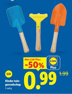 Kinder tuingereedschap