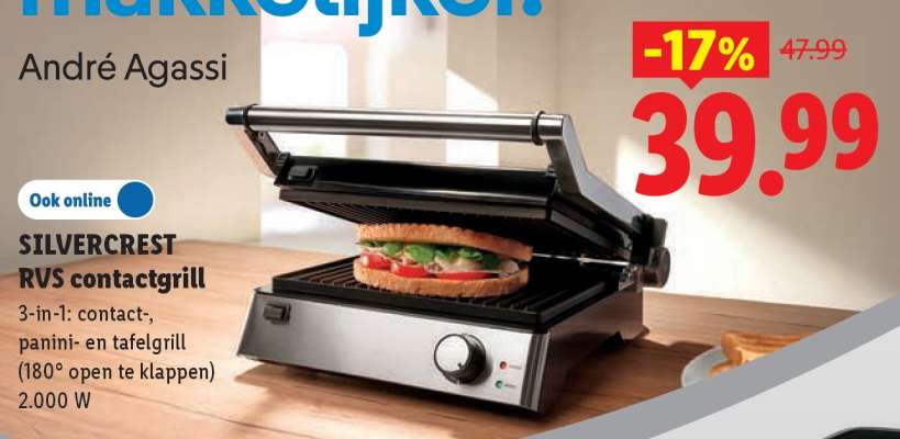 SILVERCREST RVS contactgrill