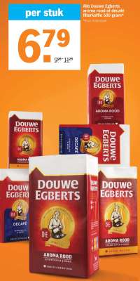 Douwe Egberts Aroma Rood of Decafé Filterkoffie 500 gram