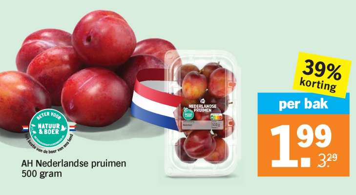 AH Nederlandse pruimen