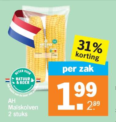 AH Maïskolven 2 stuks