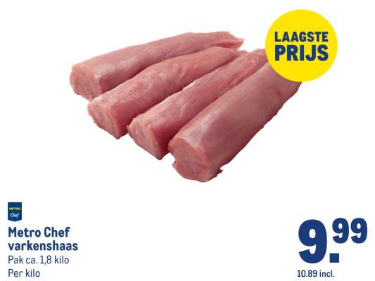 Metro Chef varkenshaas