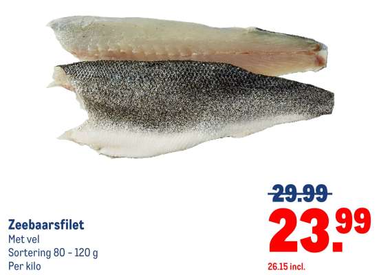 Zeebaarsfilet