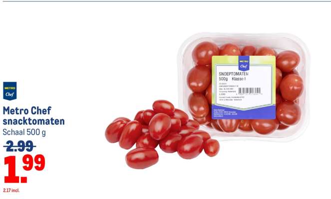 Metro Chef snacktomaten