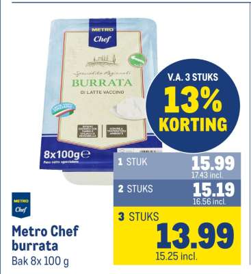 Metro Chef burrata