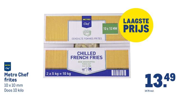 Metro Chef frites
