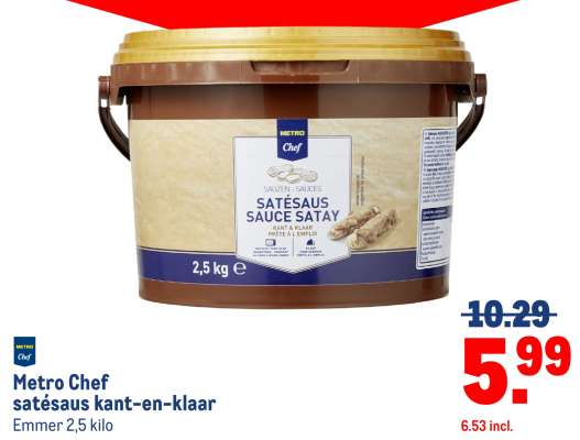 Metro Chef satésaus kant-en-klaar