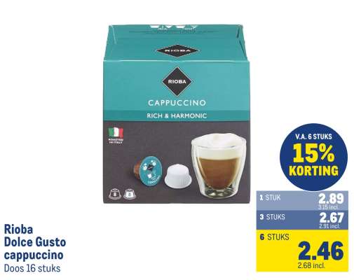 Rioba Dolce Gusto cappuccino