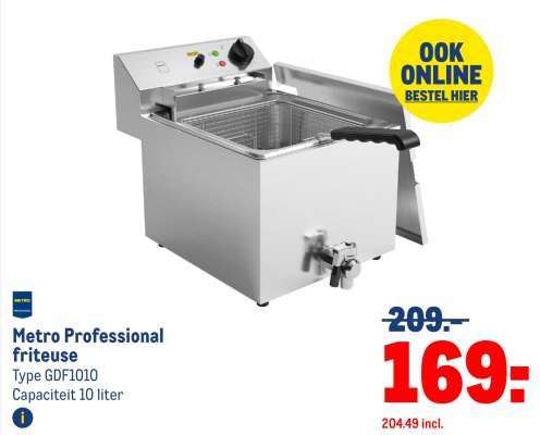 Metro Professional friteuse