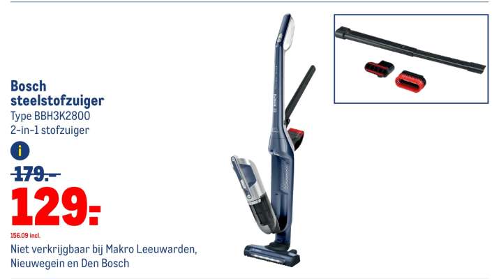 Bosch steelstofzuiger