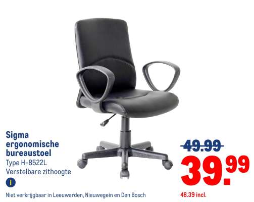 Sigma ergonomische bureaustoel