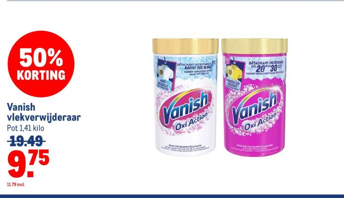 Vanish vlekverwijderaar
