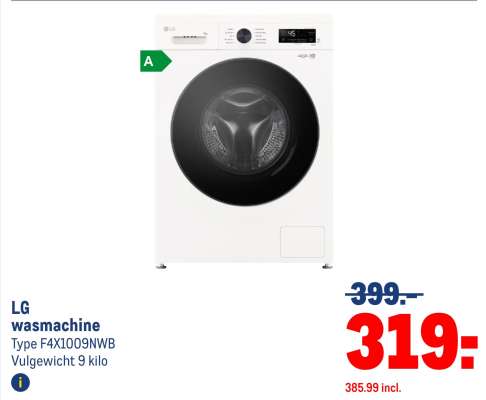 LG wasmachine