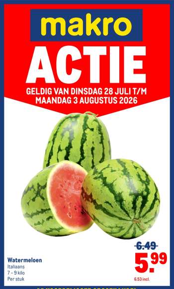 Makro-aanbieding - 28-7-2026 - 3-8-2026.