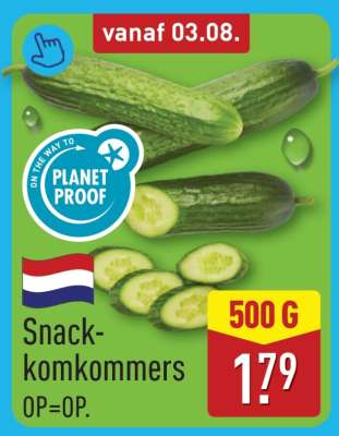 Snack-komkommers