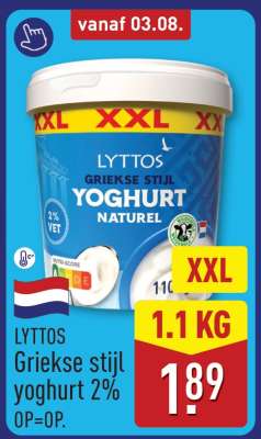 LYTTOS Griekse stijl yoghurt 2%