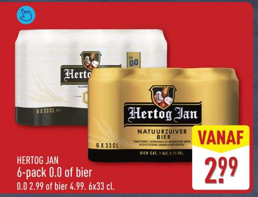 HERTOG JAN 6-pack 0.0 of bier