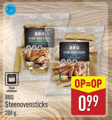 BBQ Steenovensticks