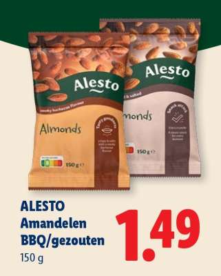 ALESTO Amandelen BBQ/gezouten