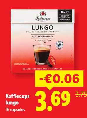 Koffiecups lungo