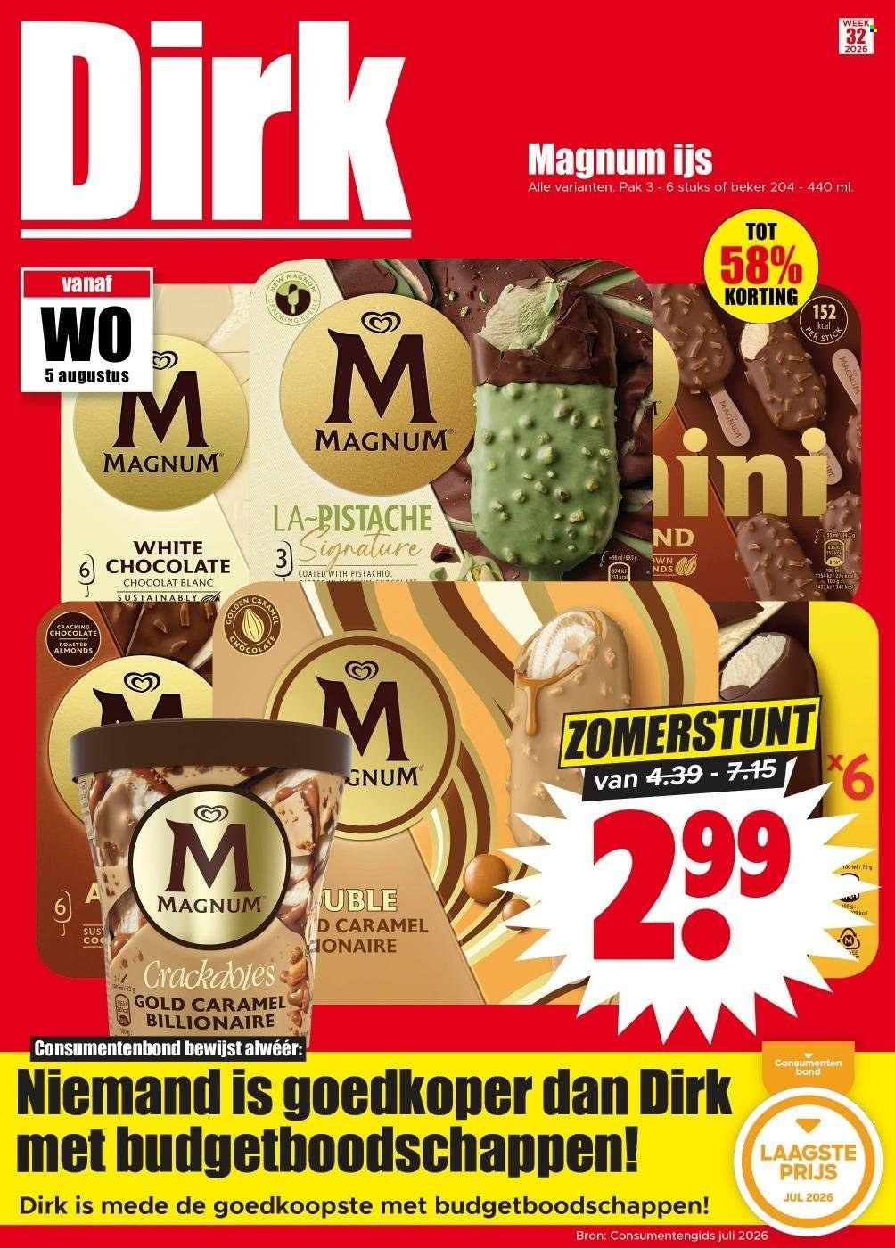 Dirk-aanbieding - 5-8-2026 - 11-8-2026. Pagina 1