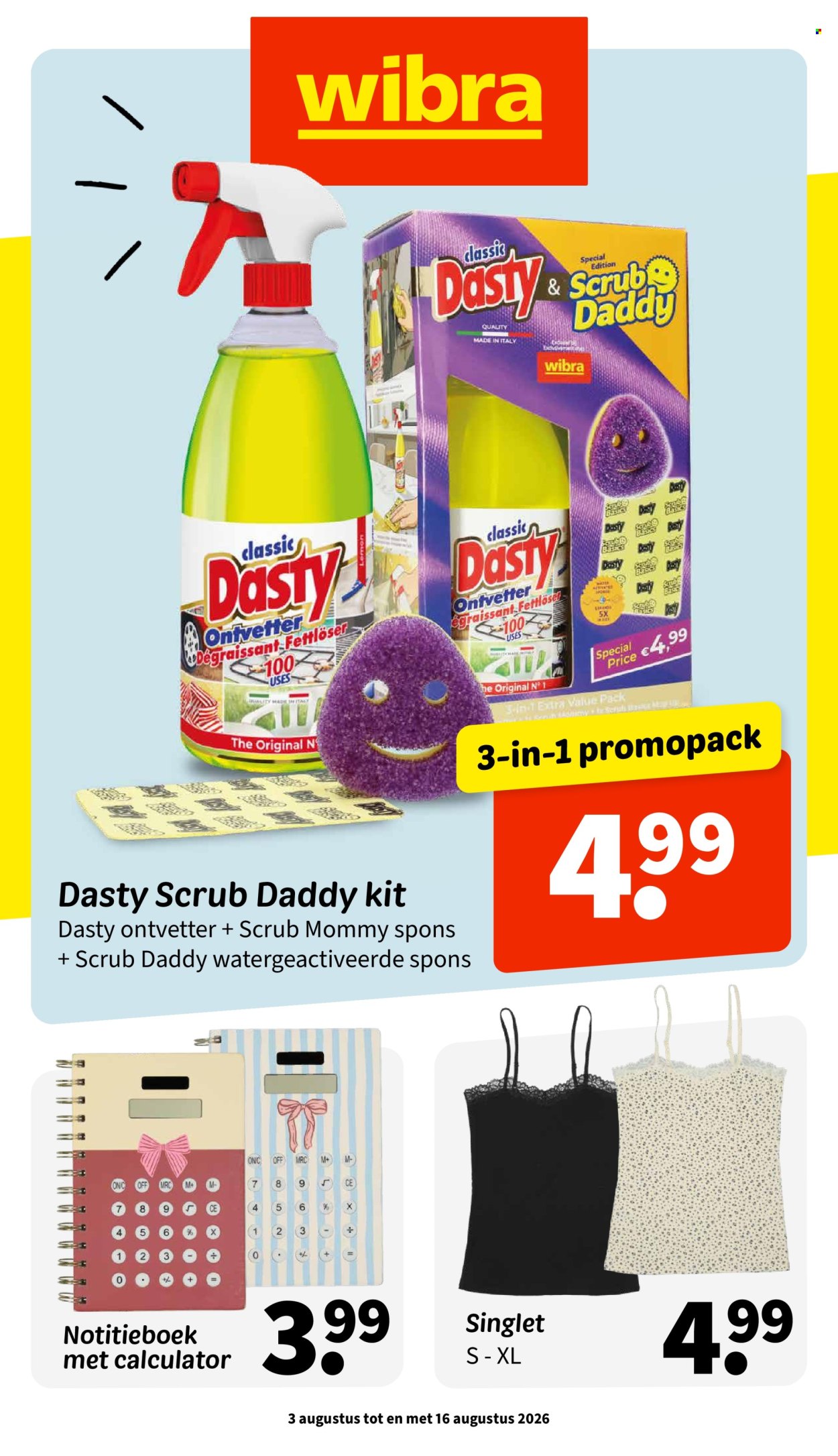Wibra-aanbieding - 3-8-2026 - 16-8-2026. Pagina 1