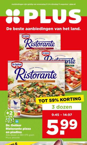 Plus-aanbieding - 5-8-2026 - 11-8-2026.
