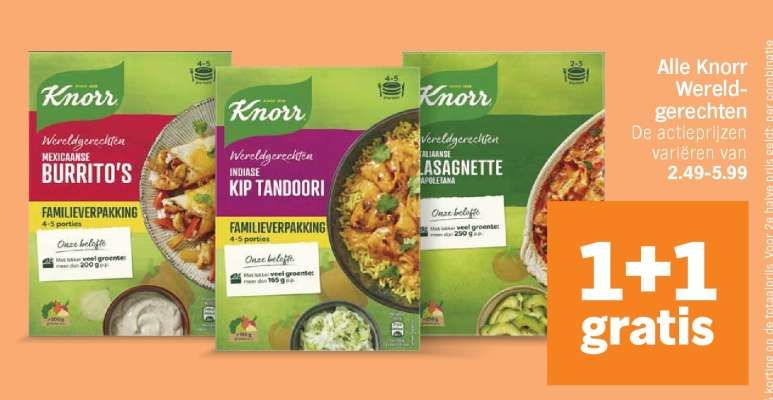 Alle Knorr Wereldgerechten