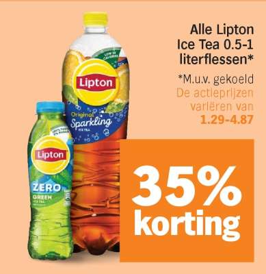 Alle Lipton Ice Tea 0.5-1 literflessen