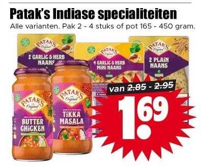 Patak's Indiase specialiteiten