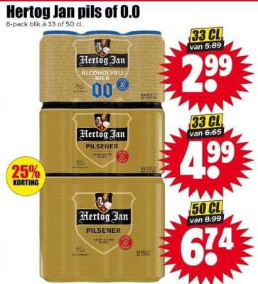 Hertog Jan pils of 0.0
