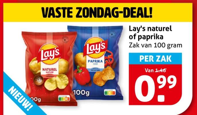Lay's naturel of paprika