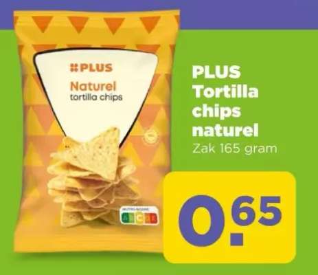 PLUS Tortilla chips naturel