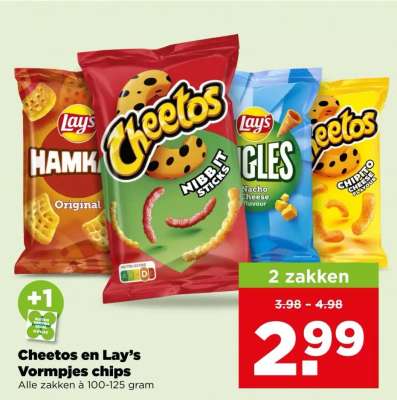Cheetos en Lay’s Vormpjes chips