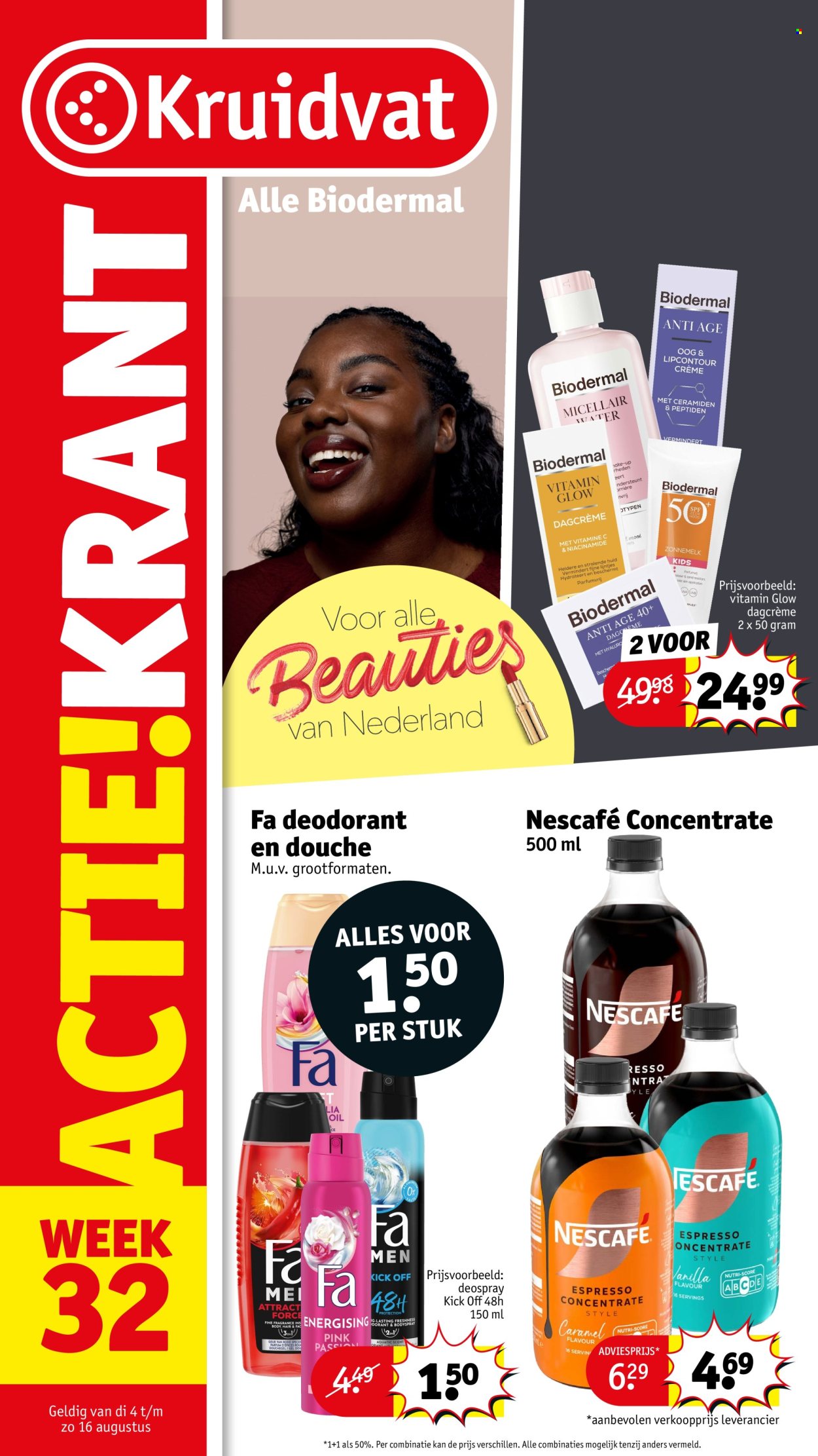 Kruidvat-aanbieding - 4-8-2026 - 16-8-2026. Pagina 1
