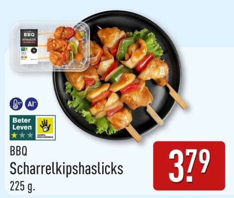 BBQ Scharrelkipshaslicks