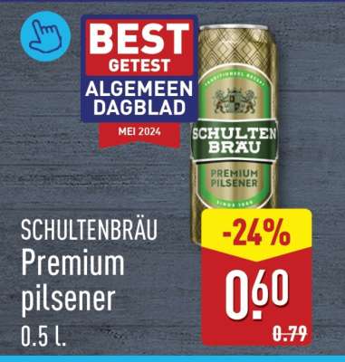 SCHULTENBRÄU Premium pilsener