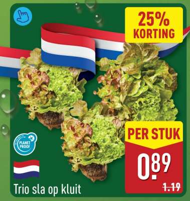 Trio sla op kluit