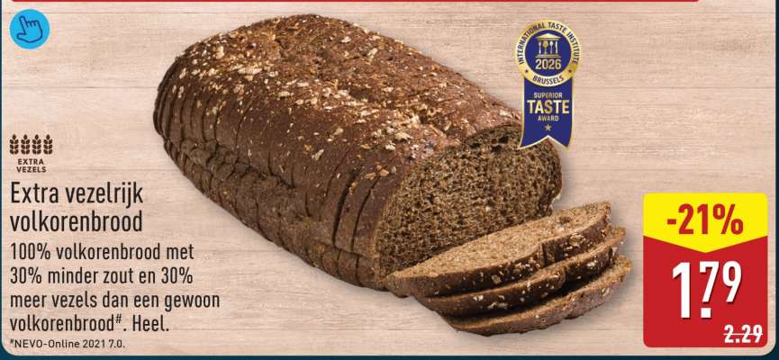 Extra vezelrijk volkorenbrood