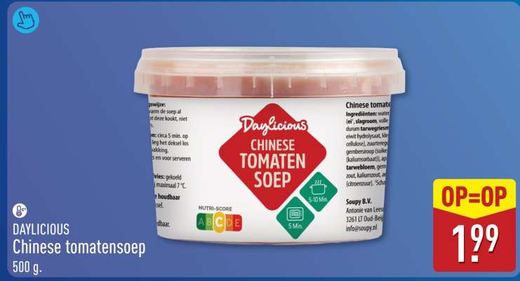 DAYLICIOUS Chinese tomatensoep