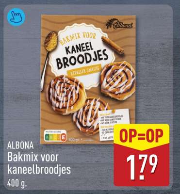 ALBONA Bakmix voor kaneelbroodjes