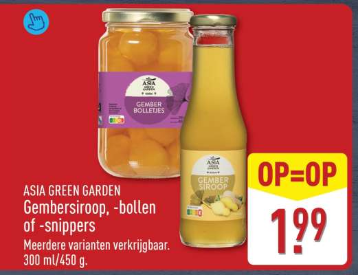 ASIA GREEN GARDEN Gembersiroop, -bollen of -snippers