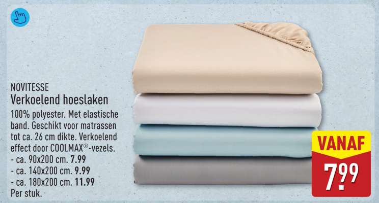NOVITESSE Verkoelend hoeslaken