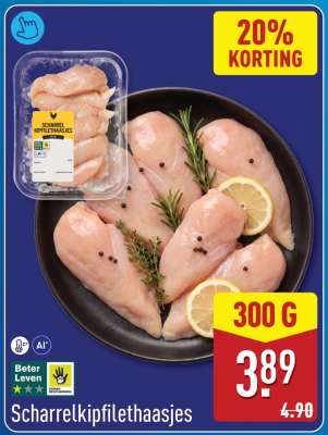 Scharrelkipfilethaasjes