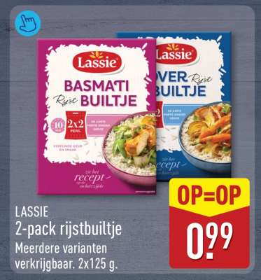 LASSIE 2-pack rijstbuiltje