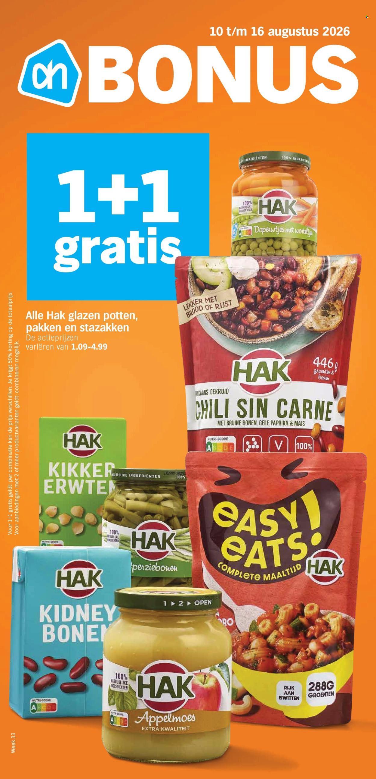 Albert Heijn-aanbieding - 10-8-2026 - 16-8-2026. Pagina 1