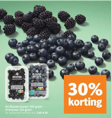 AH Blauwe bessen 300 gram of bramen 225 gram