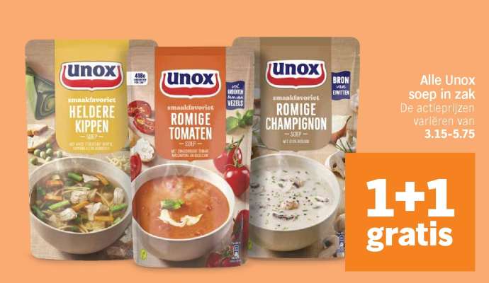UNOX Soep in zak