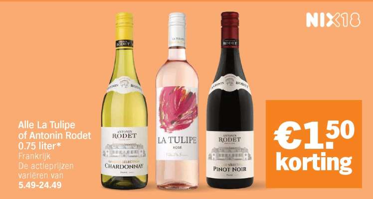 Alle La Tulipe of Antonin Rodet 0.75 liter