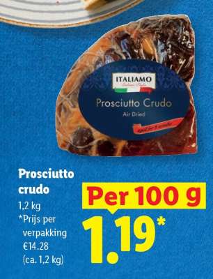 Prosciutto crudo